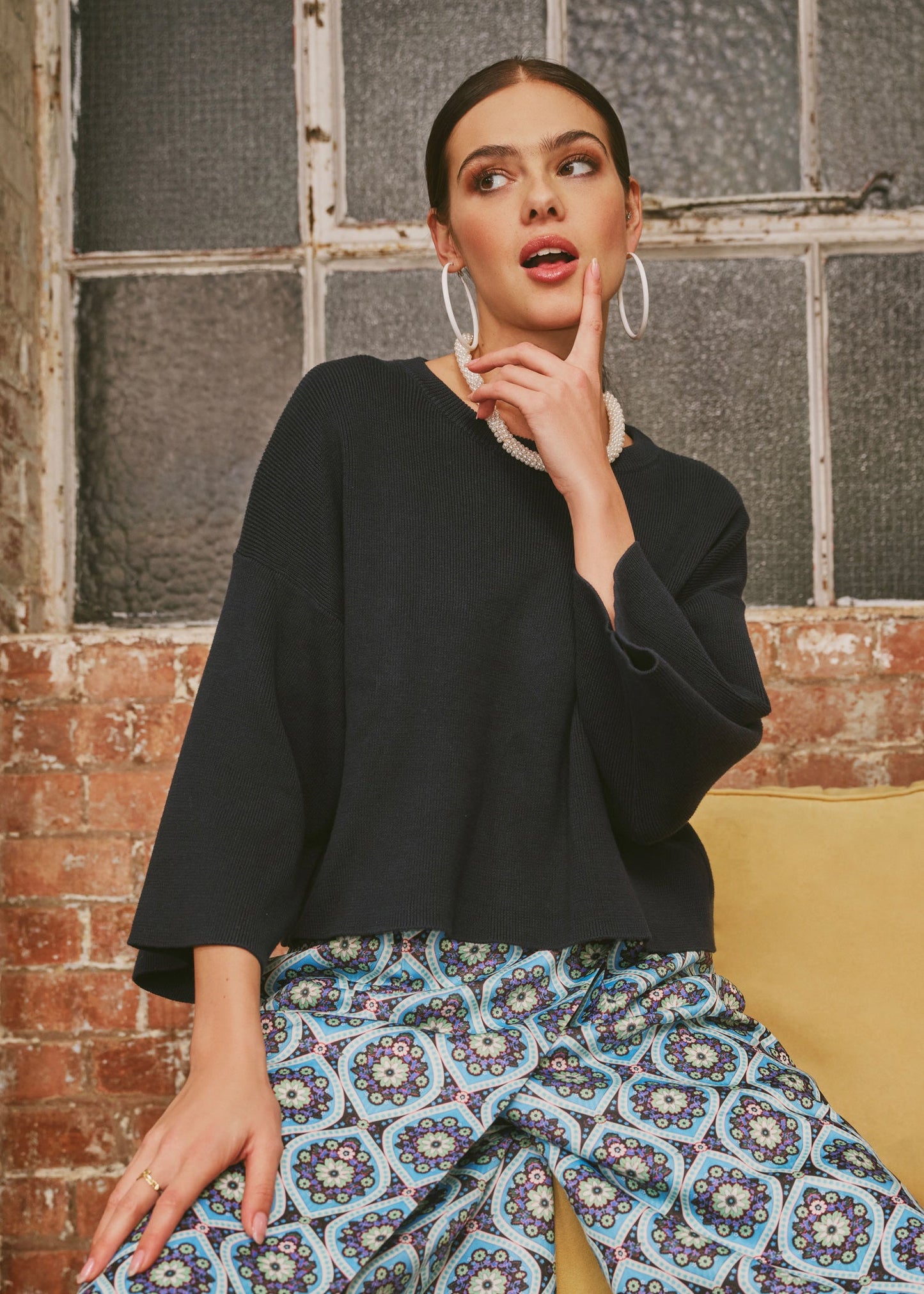 Raisa Top - Navy