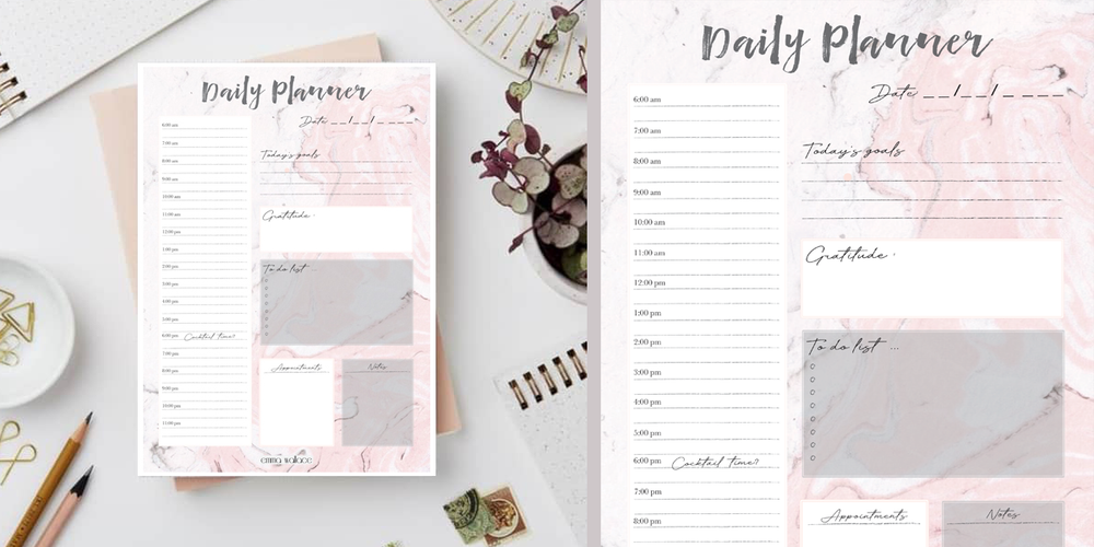 Make A List - Free Downloadable Daily Planner!