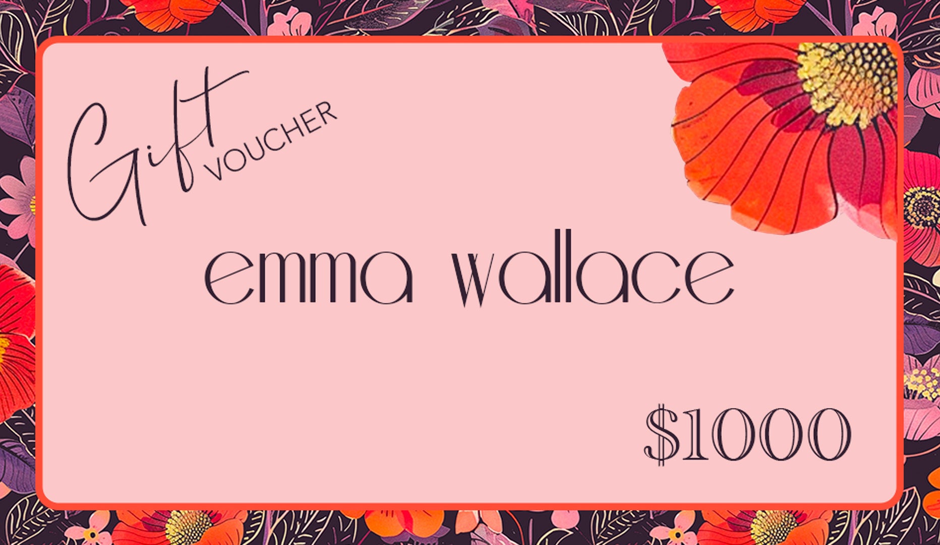 emma wallace gift card