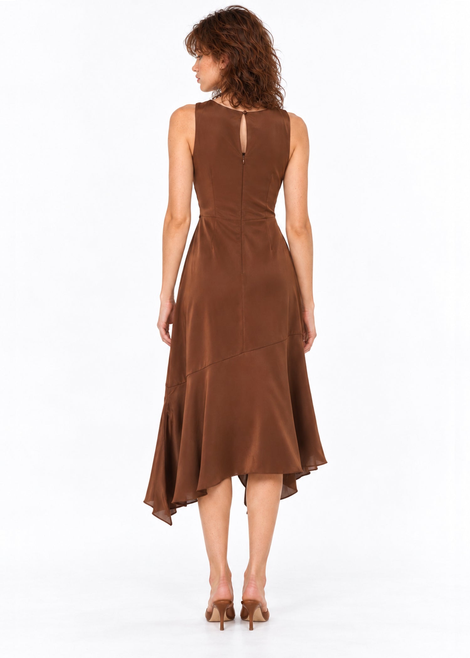 Chris Dress -Brown