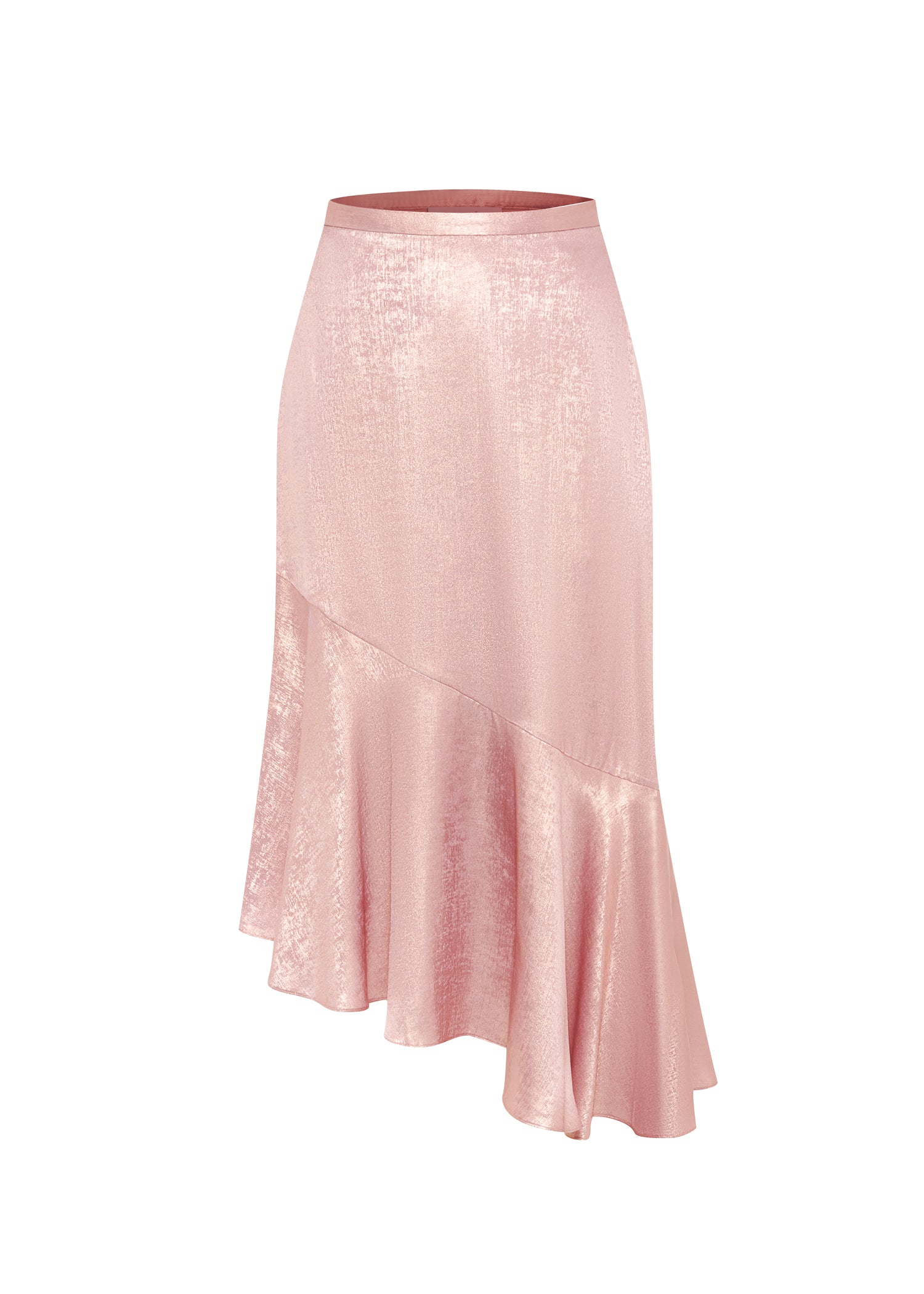 Fang Skirt -Metallic Pink