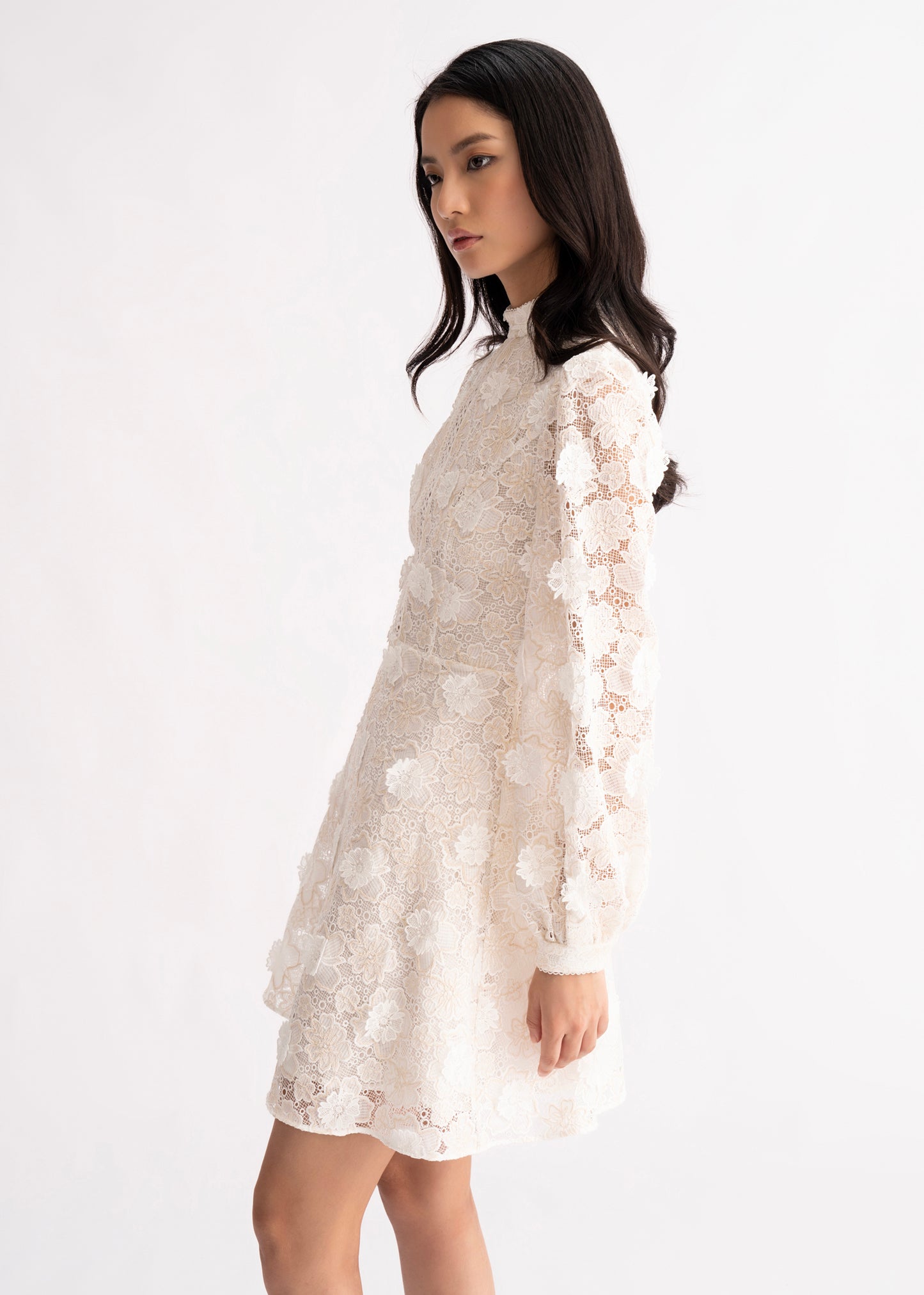 
                  
                    Fen Dress -Off White Lace
                  
                