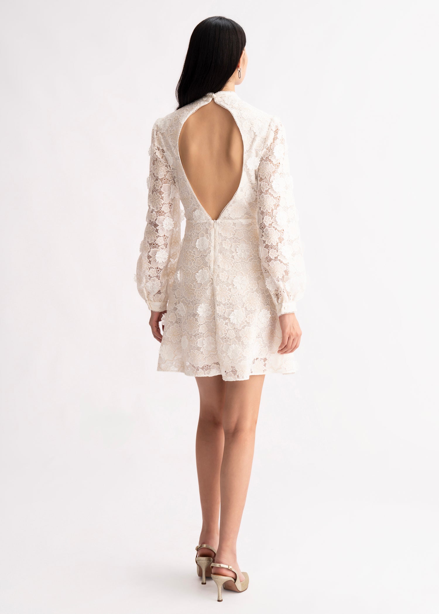 Fen Dress -Off White Lace