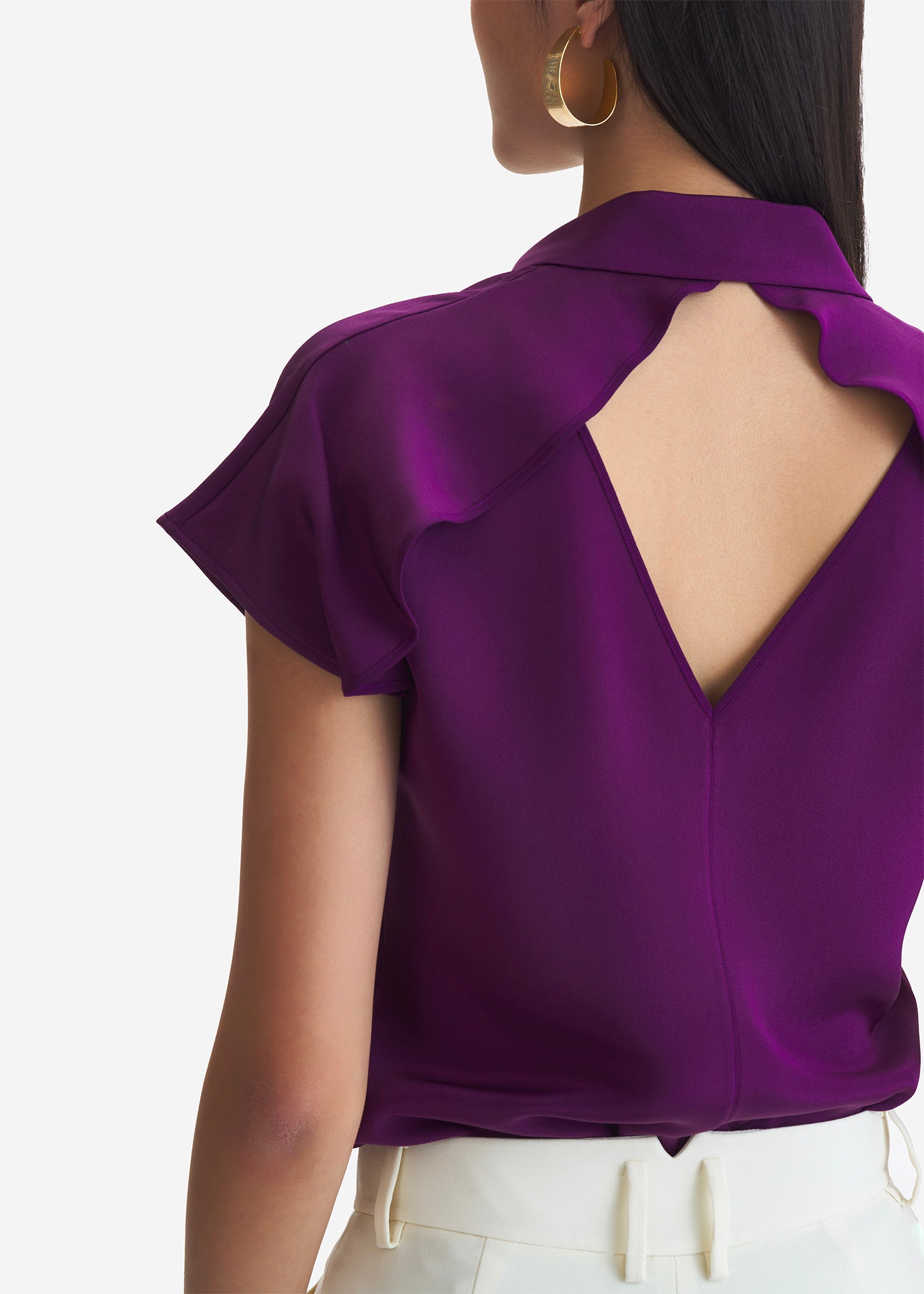 Fleur Blouse -Deep Purple