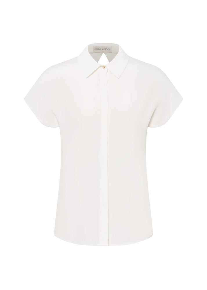 
                  
                    Fleur Blouse -Off White
                  
                