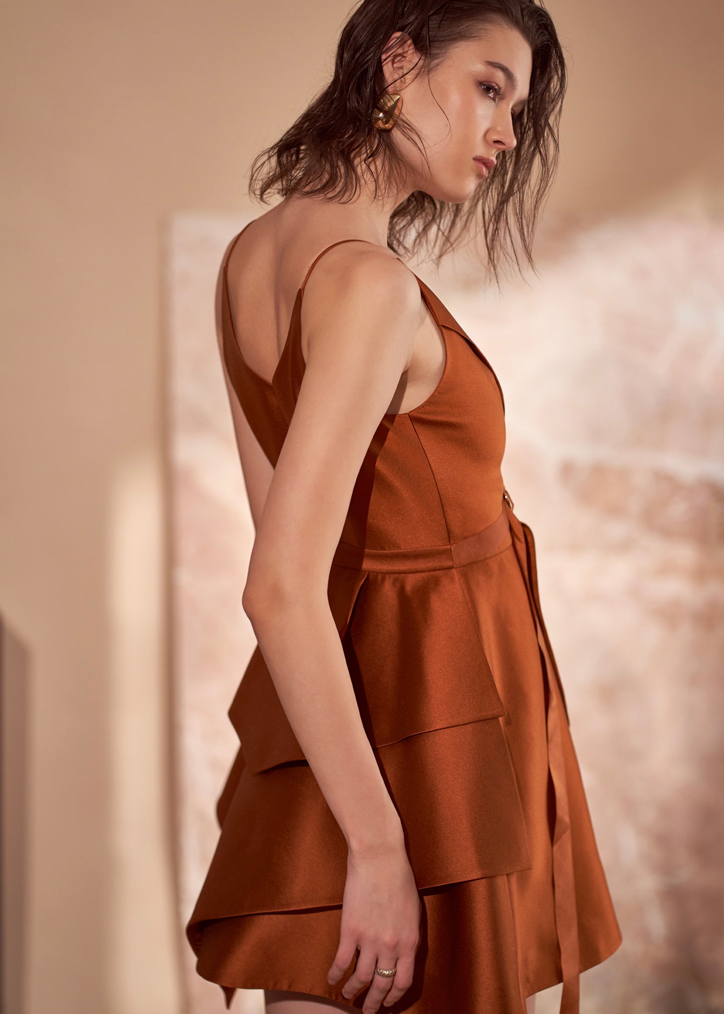 
                  
                    Hoa Dress - Copper
                  
                