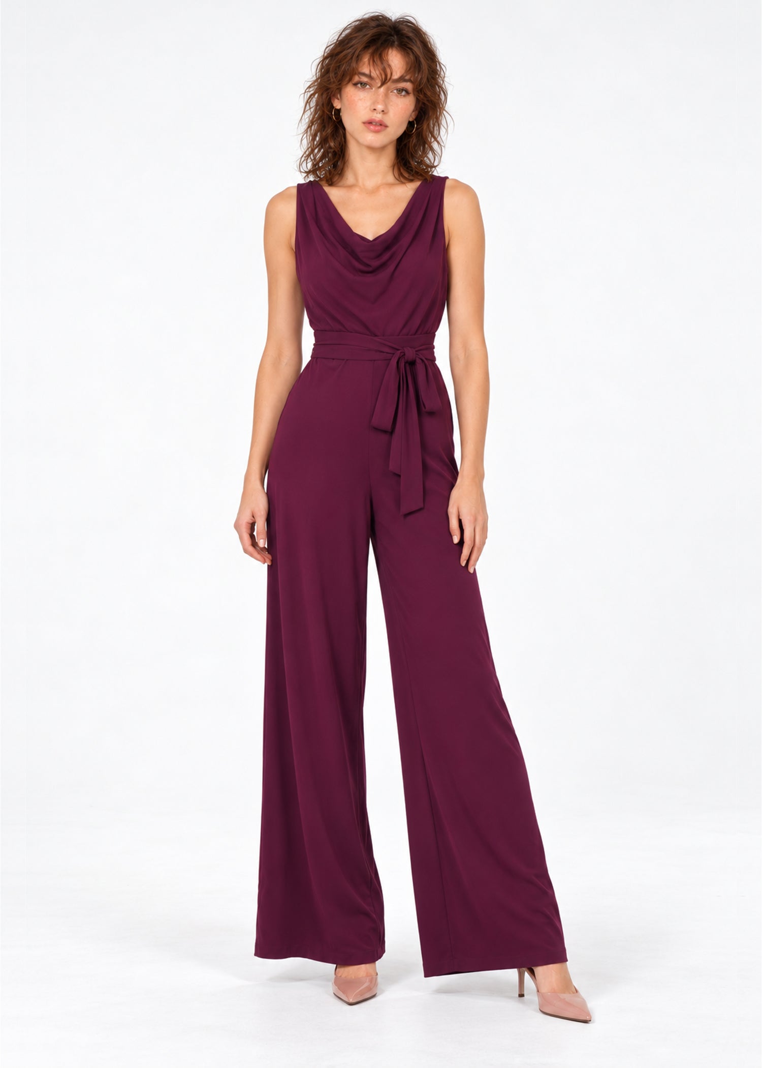 Lora Jumpsuit -Dark Plum