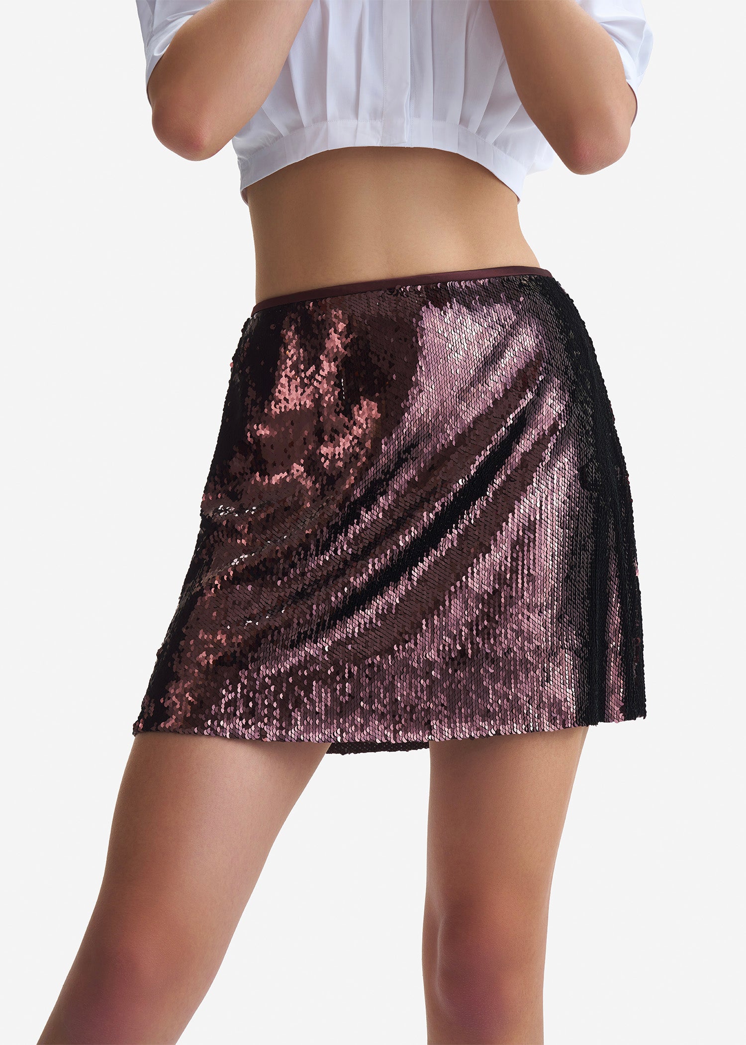 Lee Mini Skirt -Dark Brown