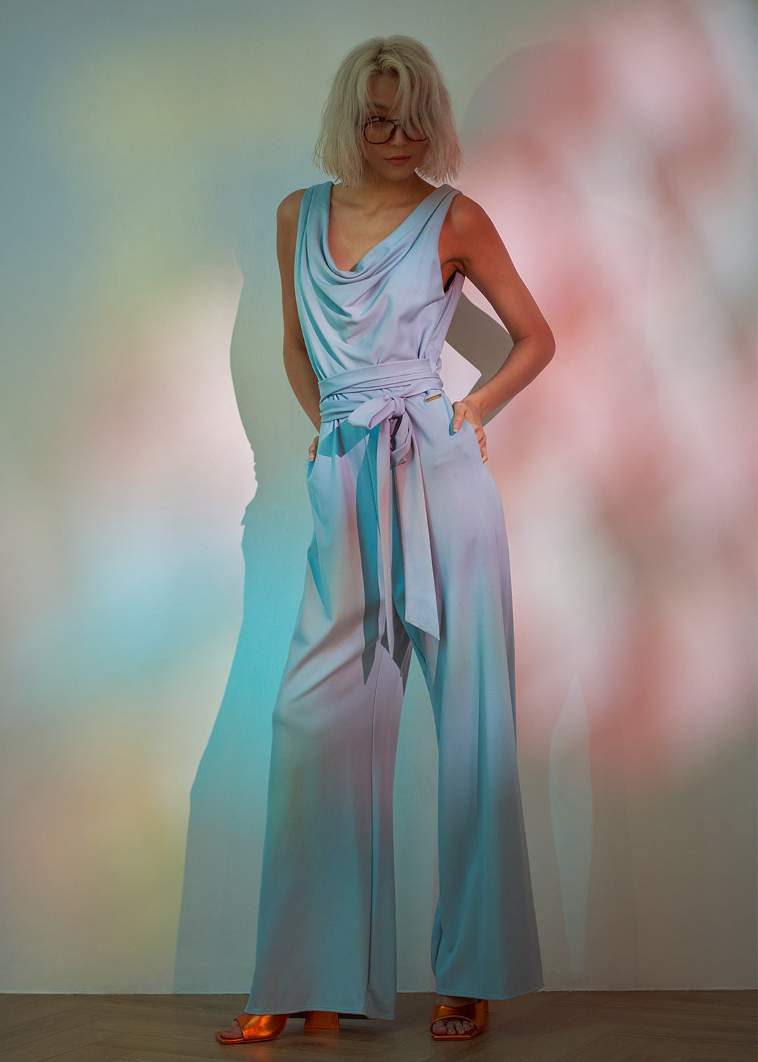 Lora Jumpsuit - Pale Blue