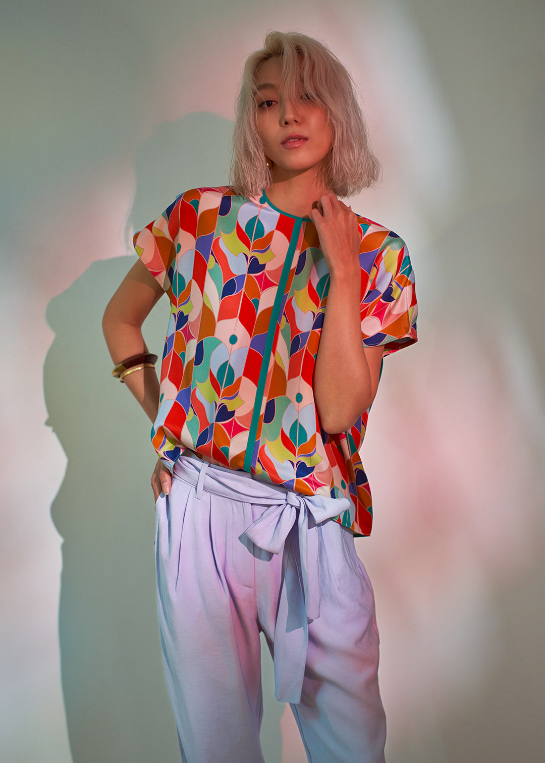 Rae Top - Aura Print