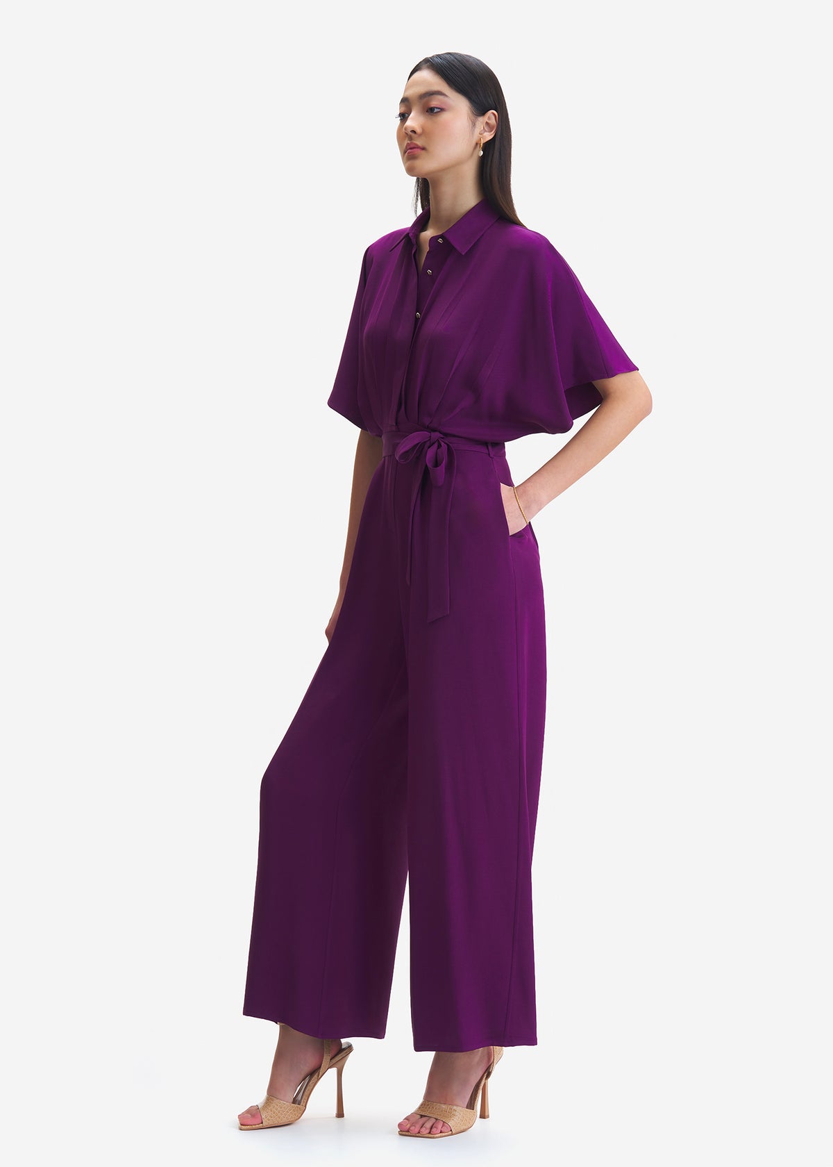 Shay Jumpsuit -Deep Purple