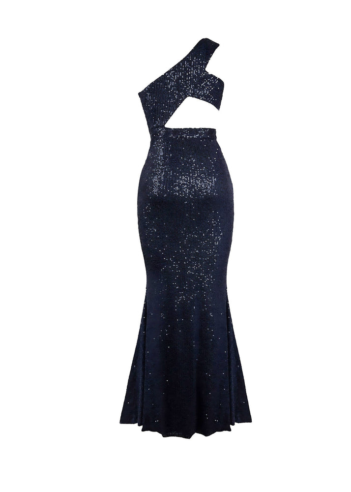 
                  
                    Tienna Gown - Navy Sequines
                  
                