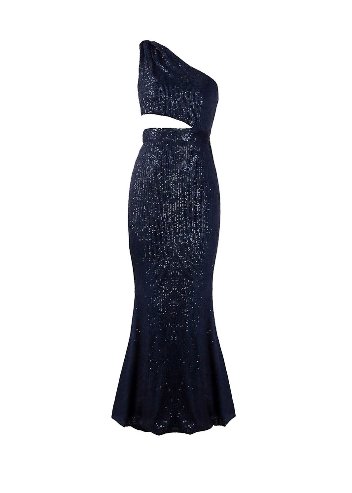 
                  
                    Tienna Gown - Navy Sequines
                  
                