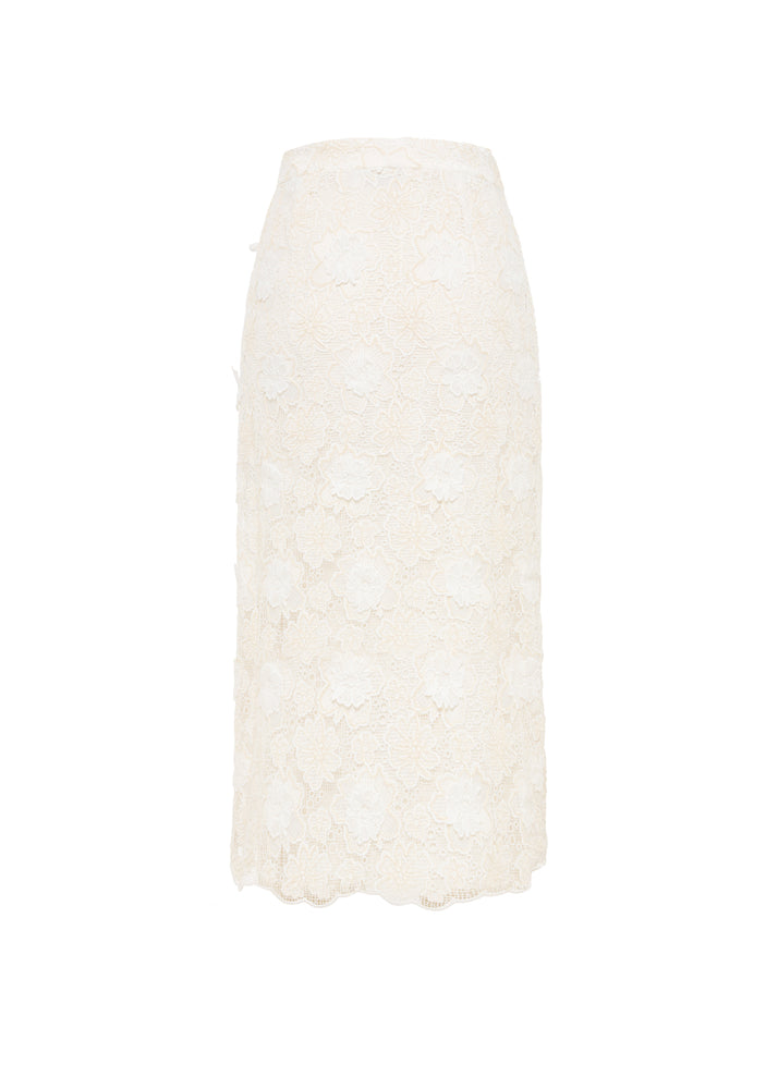
                  
                    Yan Skirt- Off White Lace
                  
                