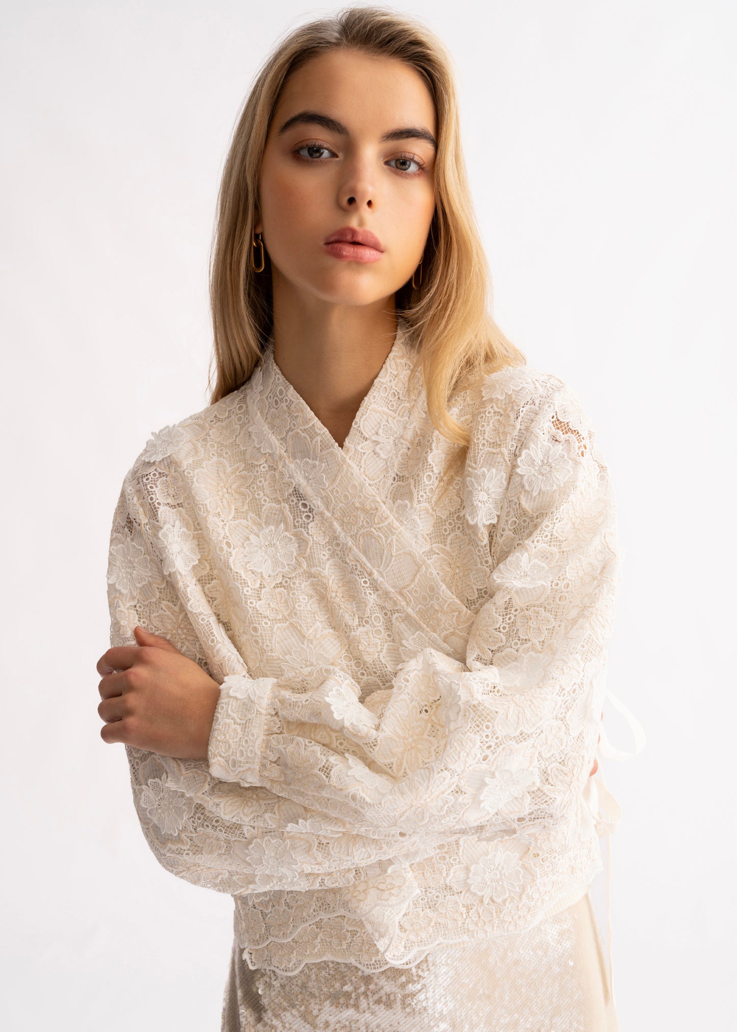 
                  
                    Zhi Jacket -Off White Lace
                  
                