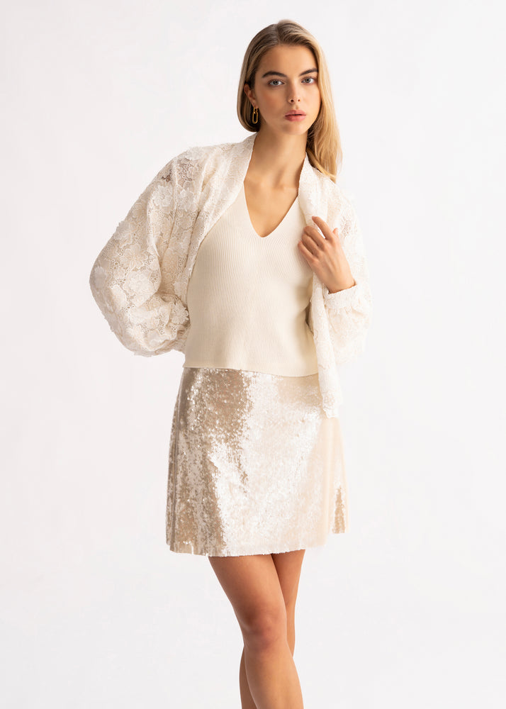 
                  
                    Zhi Jacket -Off White Lace
                  
                
