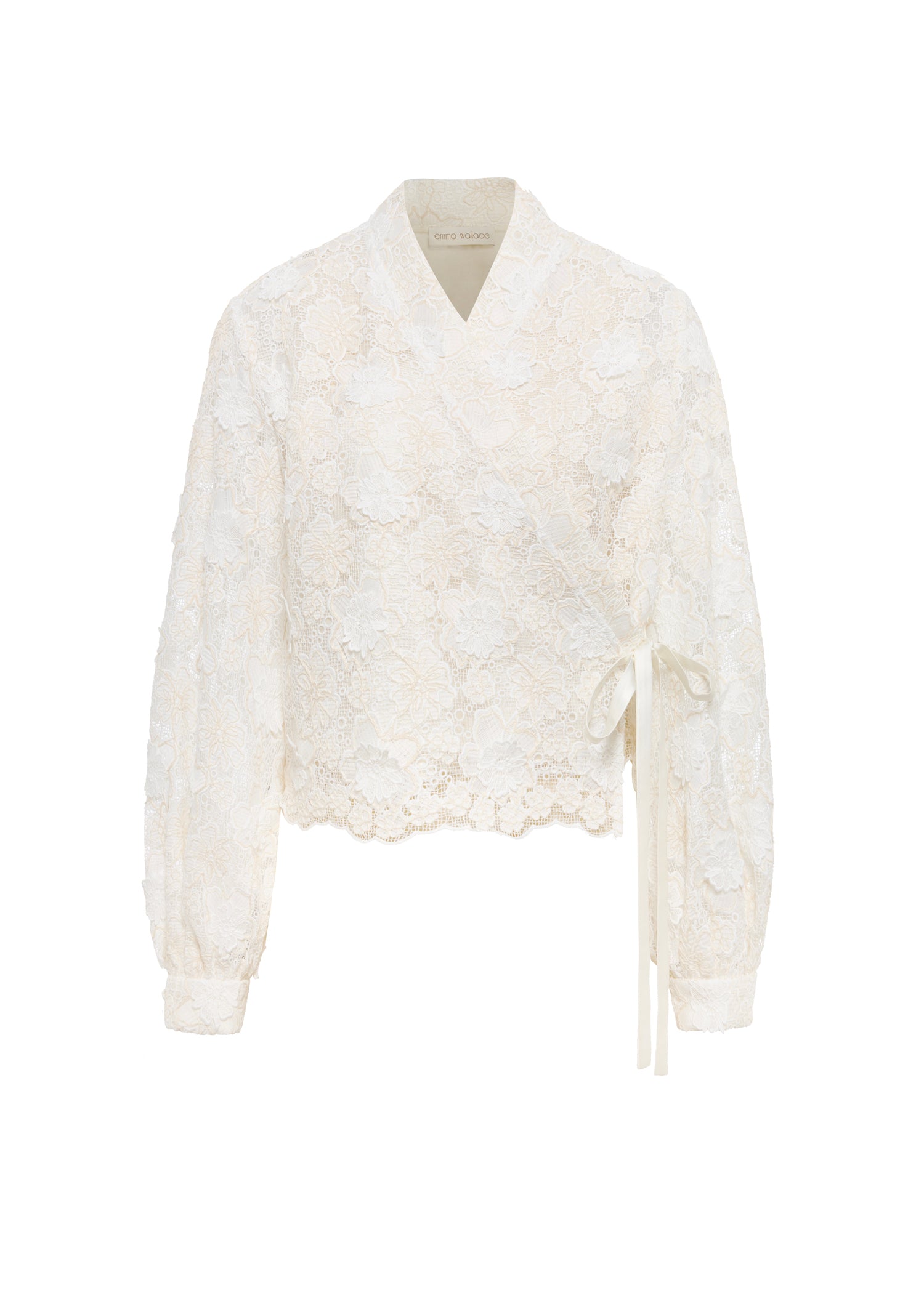 Zhi Jacket -Off White Lace