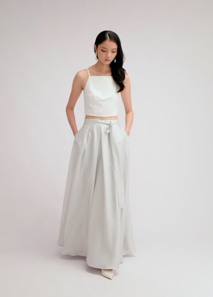 
                  
                    Load and play video in Gallery viewer, Ying Skirt -Silver
                  
                