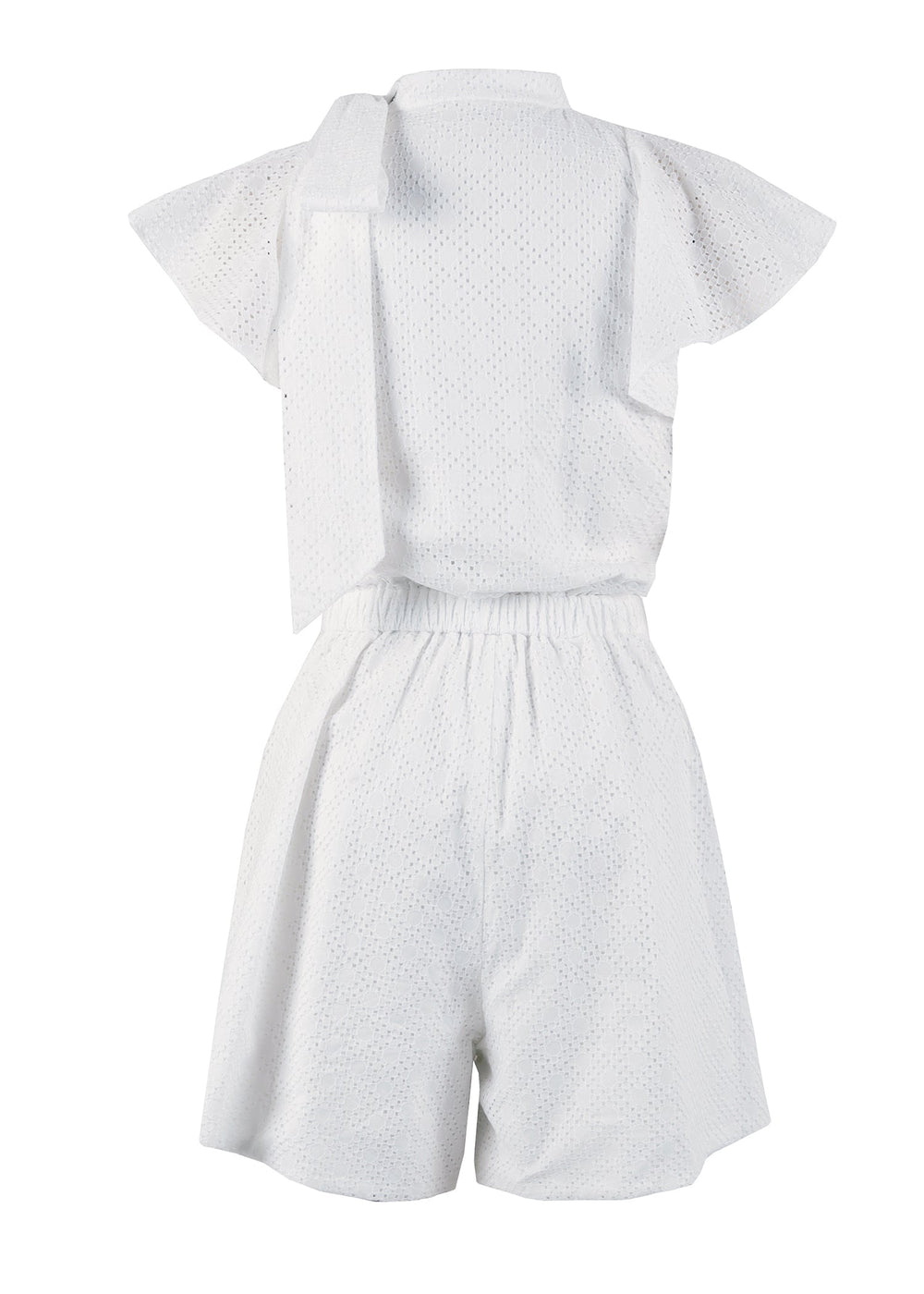 White playsuit Emma Wallace UK