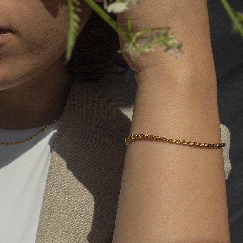 Astrid & Miyu -Rope Chain Bracelet- Gold