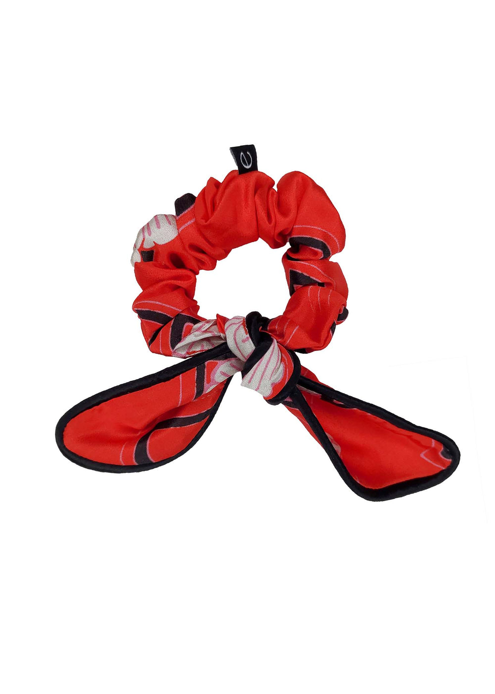 Rouge Bow Scrunchie
